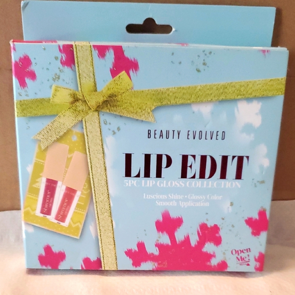 BEAUTY ENVOLVED   Lip Edit 5pc Lip Gloss Collection - Pink Shades